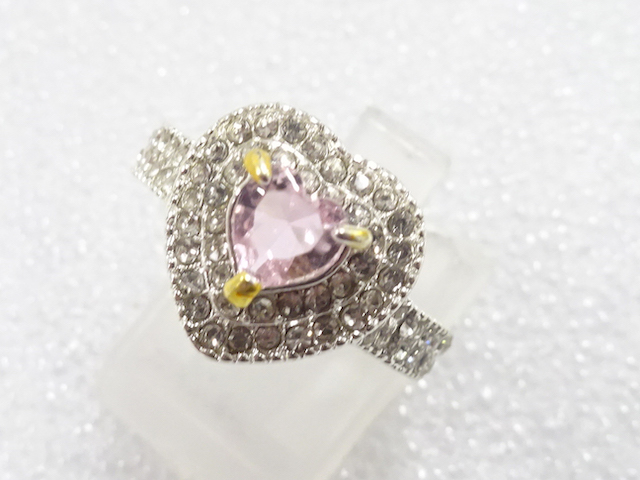 JAPANESE KIMONO / ANTIQUE COLORED STONE RING (SIZE 12)